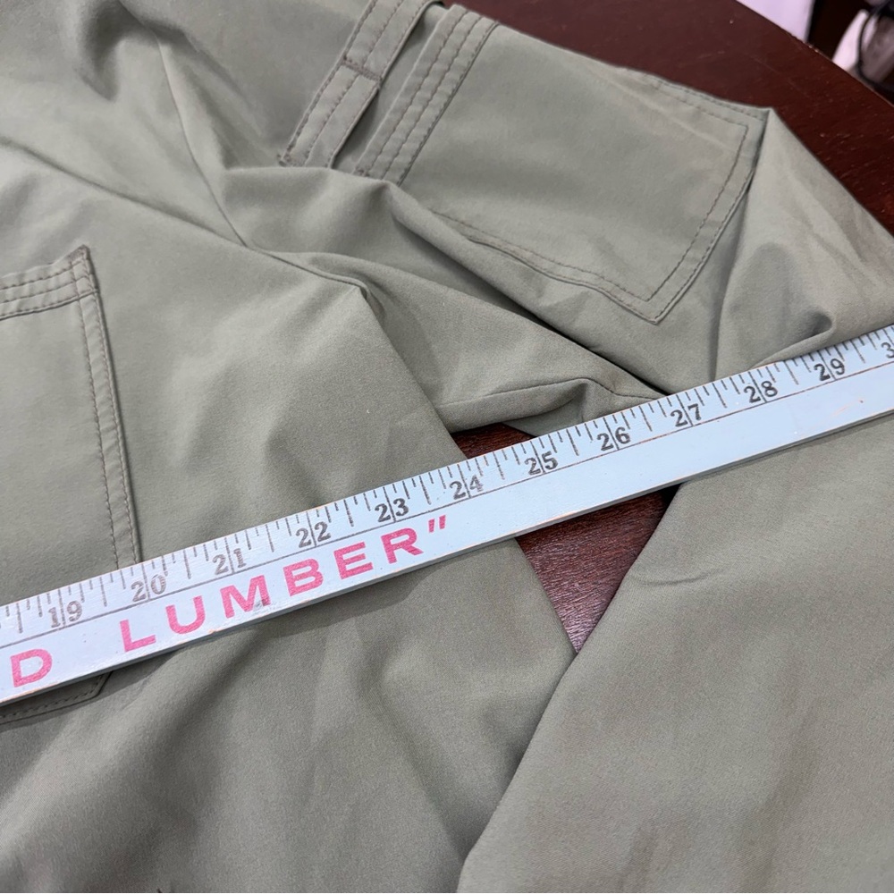 Men's Olive Green Lightweight Zip-Front Shirt Jacket - Picture 6 of 8